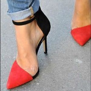Zara Suede Heels